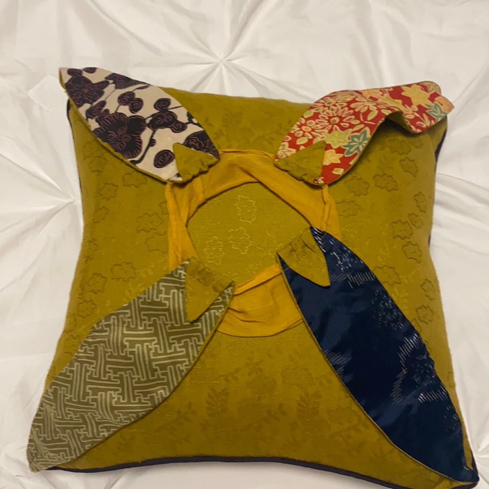 Anthropologie vintage throw pillow